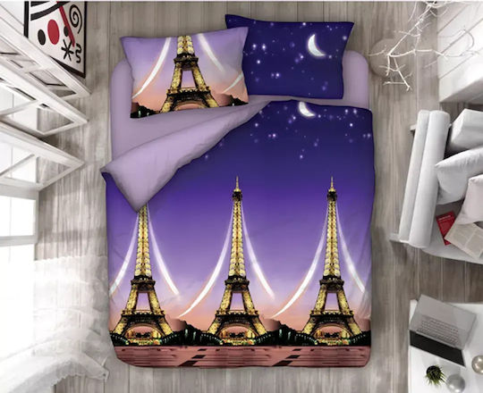 Ysatis 52-09 Eiffel Tower Подредба Кралица 4 Бройки 220x240см Eiffel Tower