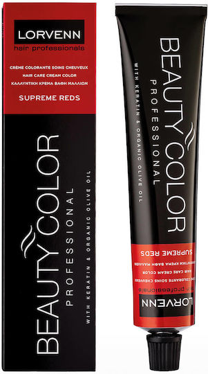 Lorvenn Beauty Color Supreme Reds Боя За Коса 7.65 Русо Червено Аказу 70мл