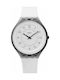 Swatch Skinclass Watch with White Rubber Strap