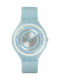 Swatch Skinciel Watch with Blue Rubber Strap