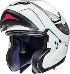 MT Atom SV Gloss Pearl White Motorradhelm Aufkl...