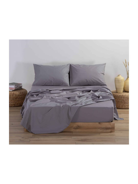 Nef-Nef Homeware Basic Σεντόνι Ημίδιπλο με Λάστ...