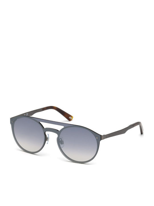 Web Men's Sunglasses with Silver Metal Frame WE0182 09C