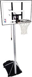 Spalding Silver Series Μπασκέτα με Βάση και Ρυθμιζόμενο Ύψος 245-305εκ.