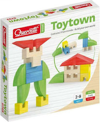 Quercetti Building Block Wooden Toytown for 2 - 8 years 12pcs 0703