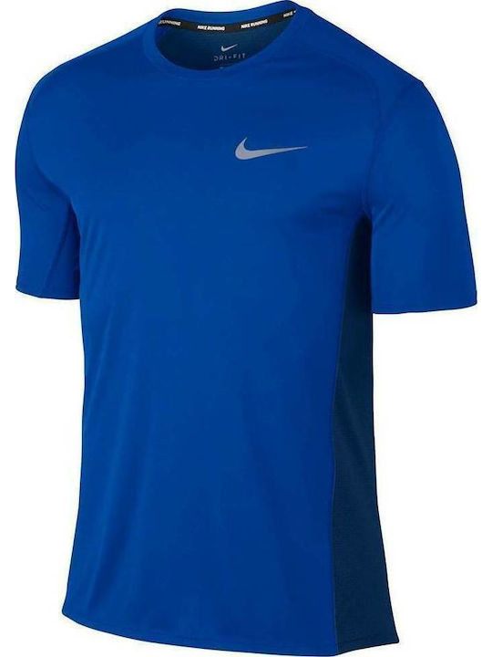 Nike Dry Miler Top SS Men s T Shirt Blue 833591 452 Skroutz.cy