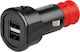 Lampa Fast Car Charger 2.7A Fast Charging with 2xUSB-A Ports