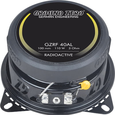 Ground Zero Car Speaker Set GZRF 40AL 4" with 70W RMS (2 Way) GZRF-40AL