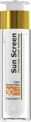 Frezyderm Sun Screen Color Velvet Αδιάβροχο Αντηλιακό Προσώπου SPF30 με Χρώμα 50ml