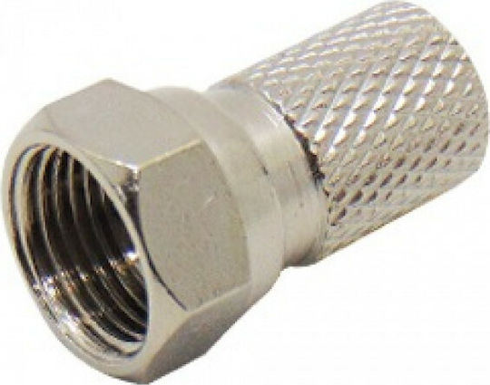 JYC Stecker F-Stecker männlich Silber (01.103.0070)
