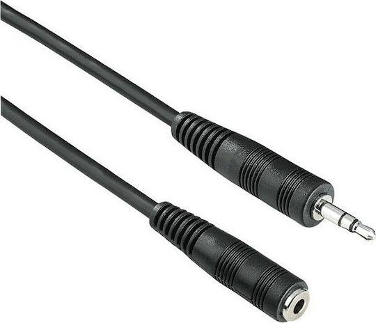 Goobay Καλώδιο Ήχου 3.5mm male - 3.5mm female Μαύρο 3m 50432
