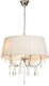 Aca Chandelier Lampshade 5xE14 White 50cm FMD968305