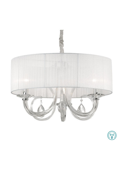 Ideal Lux Chandelier Lampshade 3xE14 White 60cm 035840