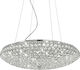 Ideal Lux Candelabru 12xG9 Ø65cm Cu Cristale Argintii 088013