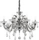 Ideal Lux Candelabru 8xE14 Ø78cm Cu Sfeșnice Transparent 081557