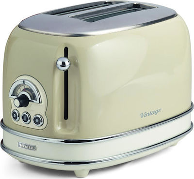 Ariete Vintage 0155/03 Toaster 2 Schlitze 810W Beige