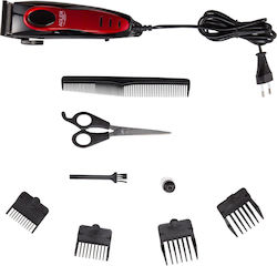 Adler Professionell Set Netzbetriebene Haarschneidemaschine Rot AD 2825