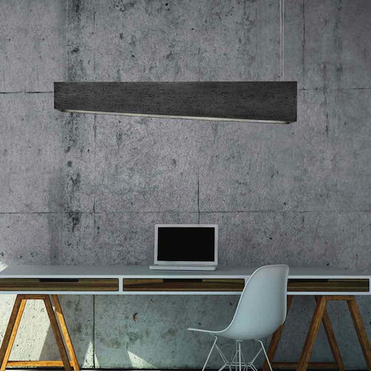 Nowodvorski Stone Travertine Gray Висящо Осветително Тяло Сив Rail с Цокъл T5