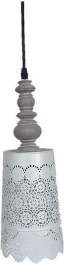 Espiel Hängelampe Gray 14x41cm.