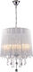 Sun Light Chandelier Lampshade 5xE14 White 43cm 2045-5S