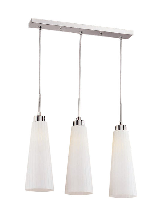 Elmark Pendant Lamp 3xE27 White