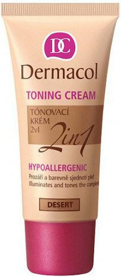 Toning 2in1 Desert Reich Creme Gesicht Tag Gefärbt 30ml