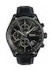Boss Grand Prix Chrono Herrenuhr 44mm Chronograph Batterie mit Schwarz Lederarmband