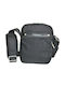 Diplomat Herrentasche Schulter / Crossbody Schwarz