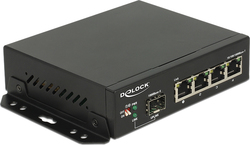 DeLock Gigabit Ethernet Switch 4 Port + 1 SFP Неуправляем L2