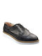 691 Black Damen Flatform Oxfords in Schwarz Farbe