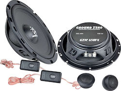 Ground Zero Car Speaker Set Separate 6.5" with 100W RMS (2 Way)