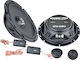 Ground Zero Set Auto-Lautsprecher Autolautsprecher 6.5" mit 100W RMS (2 Weg)