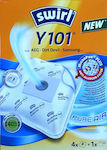 Swirl Y101 Vacuum Cleaner Bags 4pcs Compatible with AEG / Dirt Devil / Samsung Vacuum Cleaners