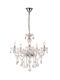 Elmark Madlen Chandelier Candlestick 5xE14 Transparent 61cm 955MADLEN5