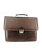 Kappa Bags Leather Men's Briefcase Brown