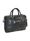 Kappa Bags Leather Men's Briefcase Black