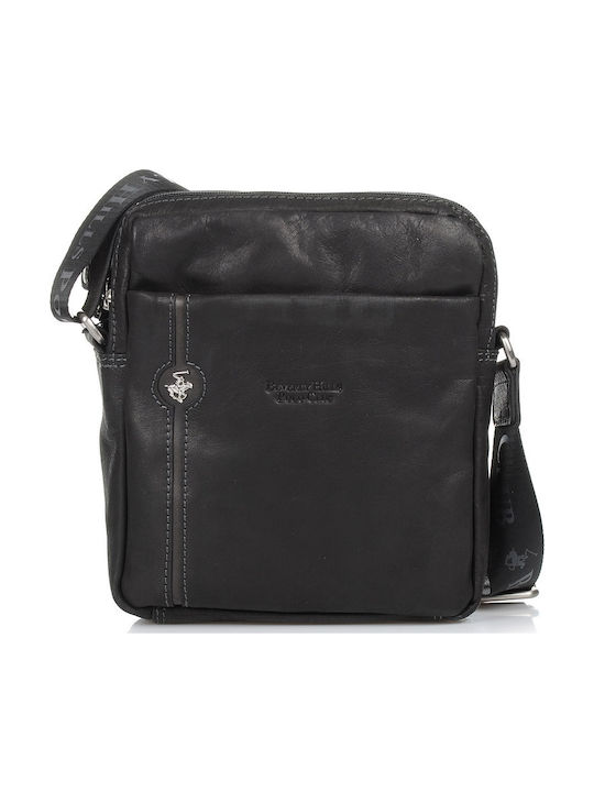 Beverly Hills Polo Club Leather Men's Bag Shoul...