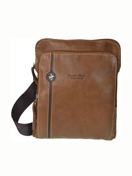 Beverly Hills Polo Club Leather Men's Bag Shoul...