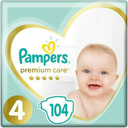 Pampers Tape Diapers Premium Care Premium Care No. 4 for 8-14 kgkg 104pcs
