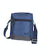 Herrentasche Schulter / Crossbody Blau