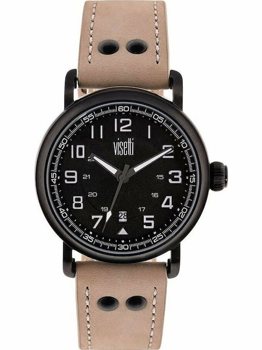 Visetti London Ανδρικό Ρολόι 46mm Μπαταρίας με ...