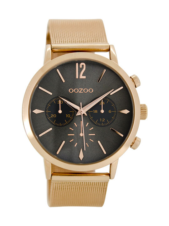 Oozoo Timepieces Часовник с Розово злато Метална гривна