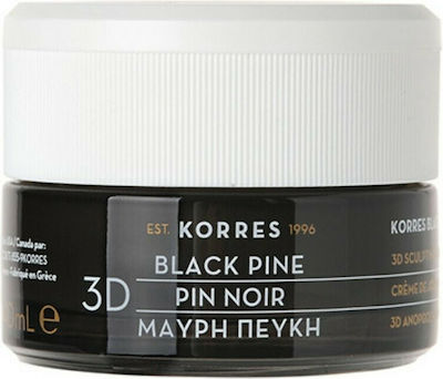 Korres Black Pine 3D Feuchtigkeitsspendend & Anti-Aging Creme Gesicht Tag 40ml