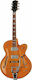 Harley Benton BigTone Vintage Elektrische Gitarre ES mit HH Tonabnehmerkonfiguration Orange