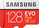 Samsung Evo Plus microSDXC 128GB Class 10 U3 UHS-I with Adapter