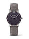 Paul Hewitt Sailor Line Men's Watch Battery with Gray Leather Strap