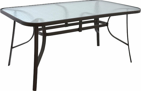 Tisch Stabil Bruno Braun 160x90x72cm