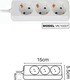 VK Lighting Πολύπριζο 3 Θέσεων