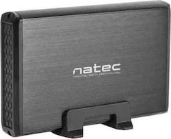 Natec Rhino USB 3.0 Θήκη για Σκληρό Δίσκο 3.5" SATA III με σύνδεση USB3.0