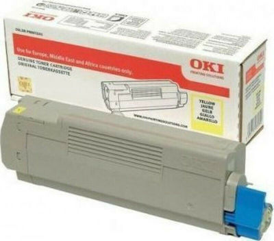 OKI 46490605 Toner Laser Εκτυπωτή Κίτρινο High Capacity 6000 Σελίδων